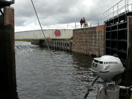 Locks into the Seaport Marina